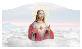 DASHELL-109-WT Sacred Heart Clouds White